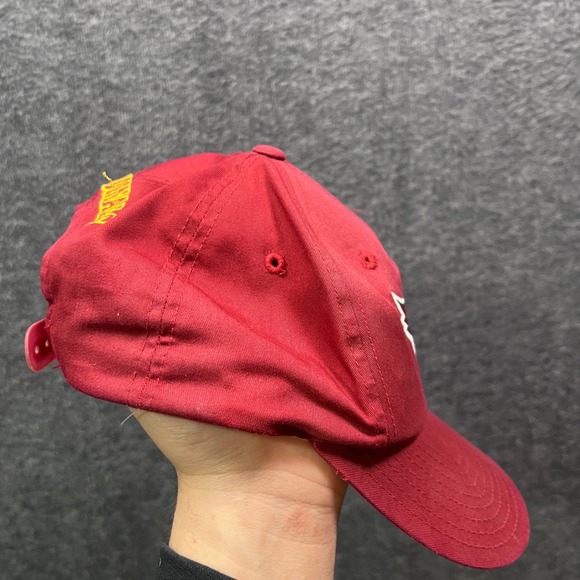 Vintage Arizona Cardinals Annco Red Snapback Hat NFL Football Dad Cap Retro - Picture 3 of 4